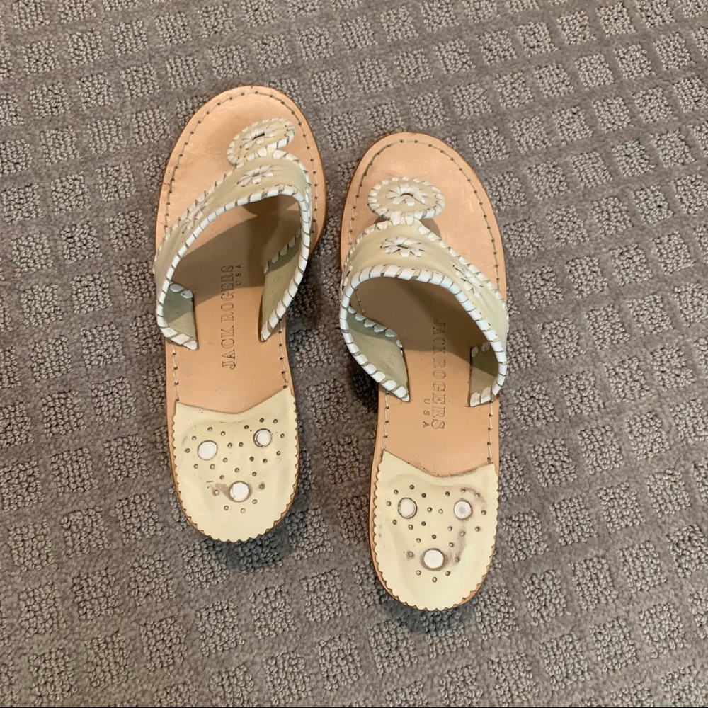 cream/white jack rogers